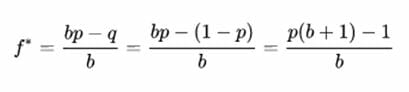 the Kelly Criterion formula