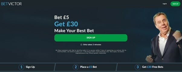 BetVictor Welcome Offer Screenshot