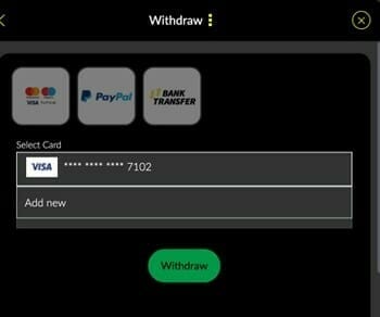 Parimatch Withdrawal Screenshot