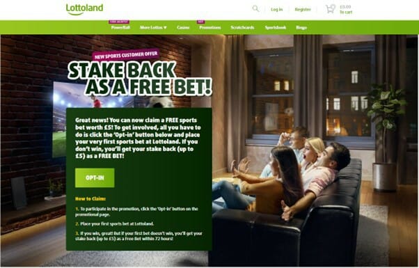 Lottoland Welcome Offer Screenshot