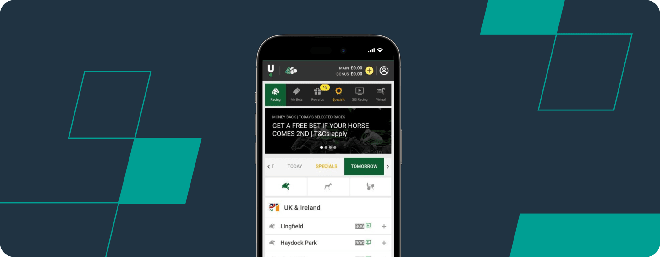 unibet horse racing app screenshot