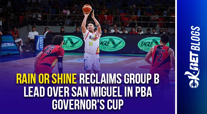 rain or shine reclaims group b lead in pba